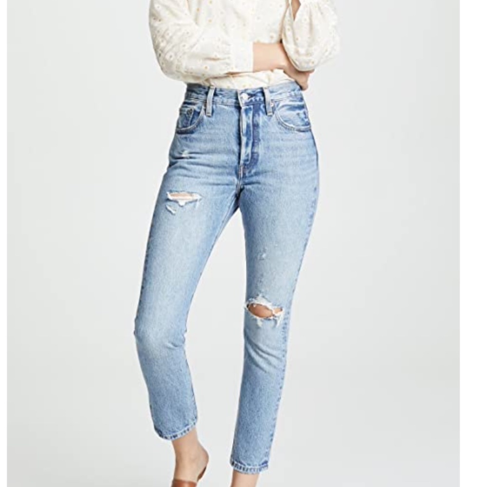 Levi's Women's Premium 501 Skinny Jeans - "Can't Touch This" wash